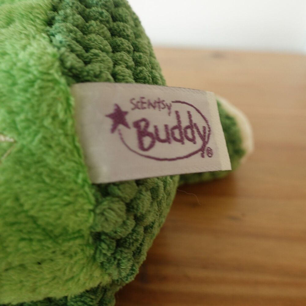 Scentsy Buddy Ribbert The Frog Plush 8" Stuffed Animal Retired with Scent Pack